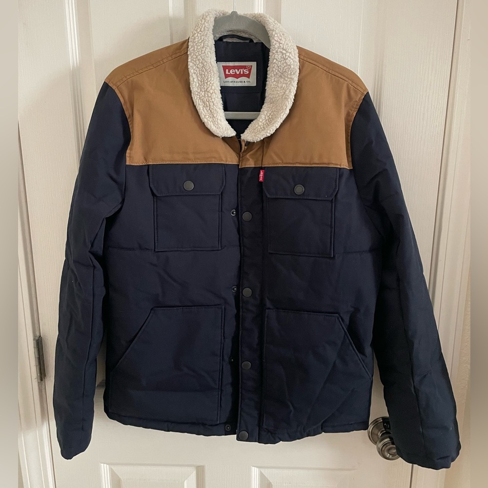 Levi’s Woodsman High Pile Fleece Puffer Jacket